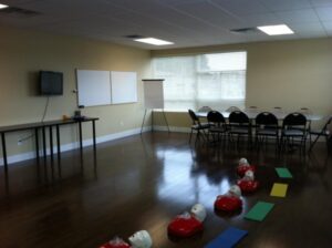 First Aid Re-Certification classroom in Halifax