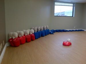 Calgary First Aid training room
